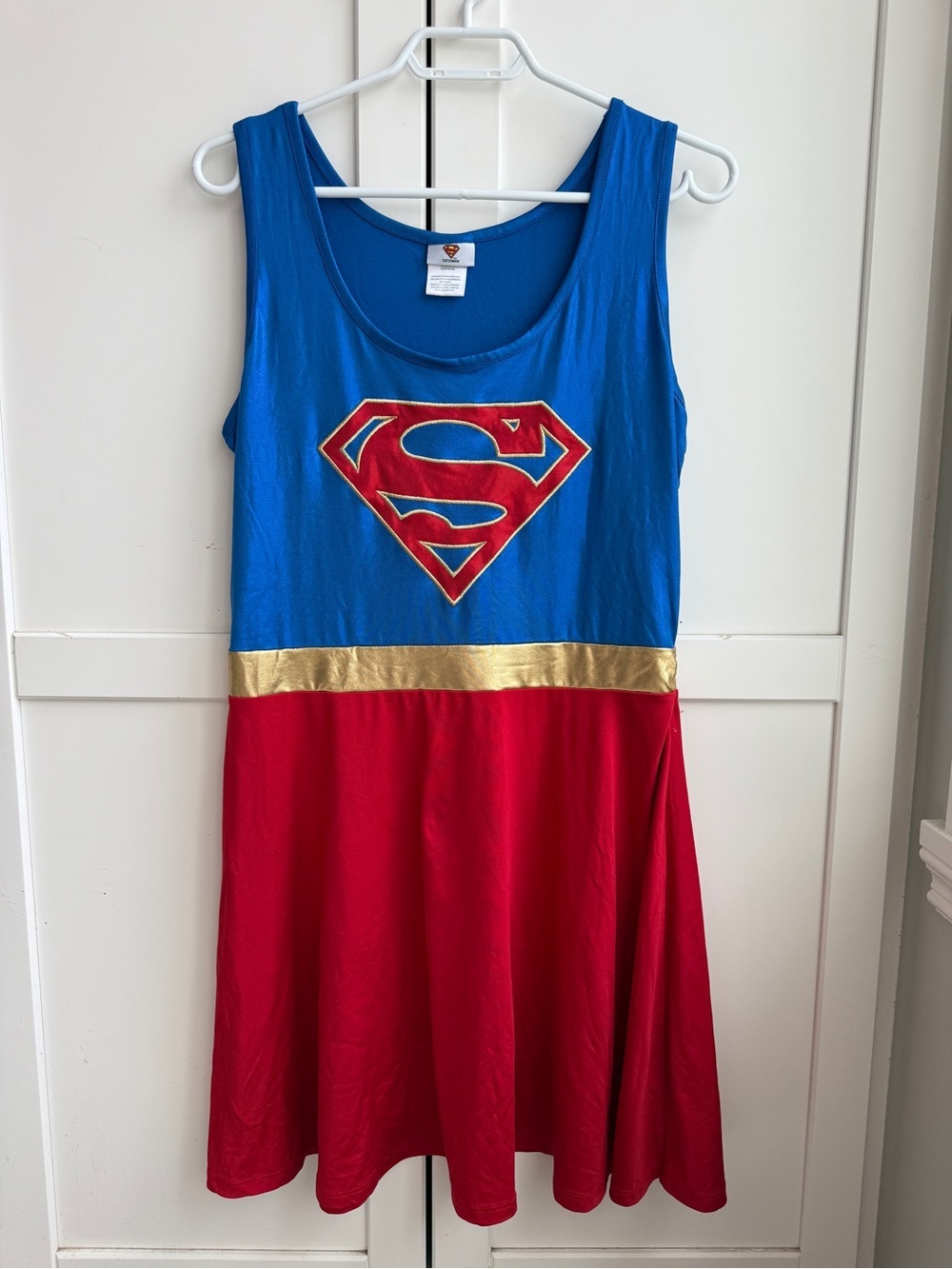 DC Comics Supergirl Costume Dress Women’s XL Halloween Cosplay Comic-Con